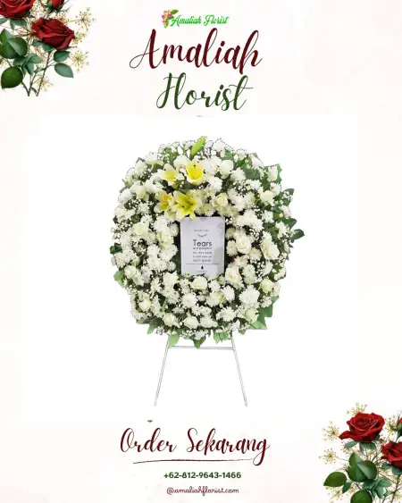 Krans Bunga Duka Kasin